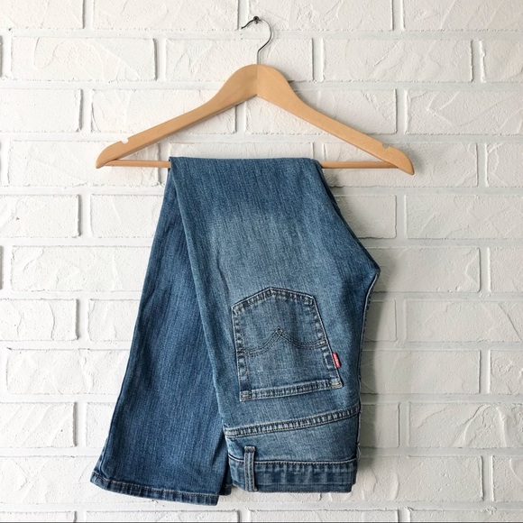 Levi’s slim ankle length mid rise blue jeans w 28 - Picture 4 of 13
